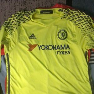 Chelsea FC Keeper shirt bright yellow